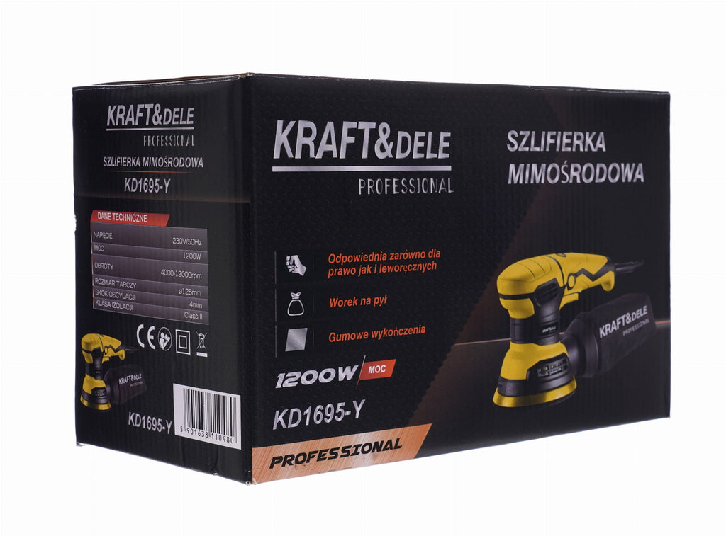 Orbital sander 1200W KD1695-Y – pilt 3
