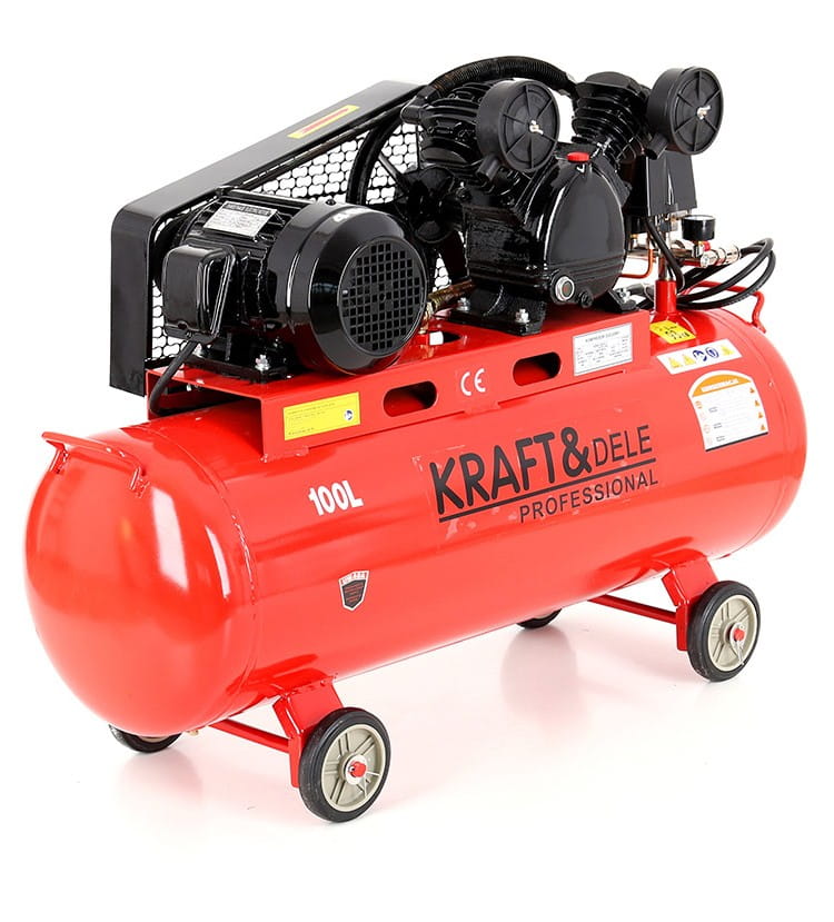 Õliga õhukompressor 100 l 400 V KD404 – pilt 9
