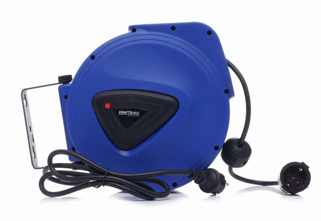15 m automaatse tagasikerimisega elektrikaabli rull KD4028 – pilt 2