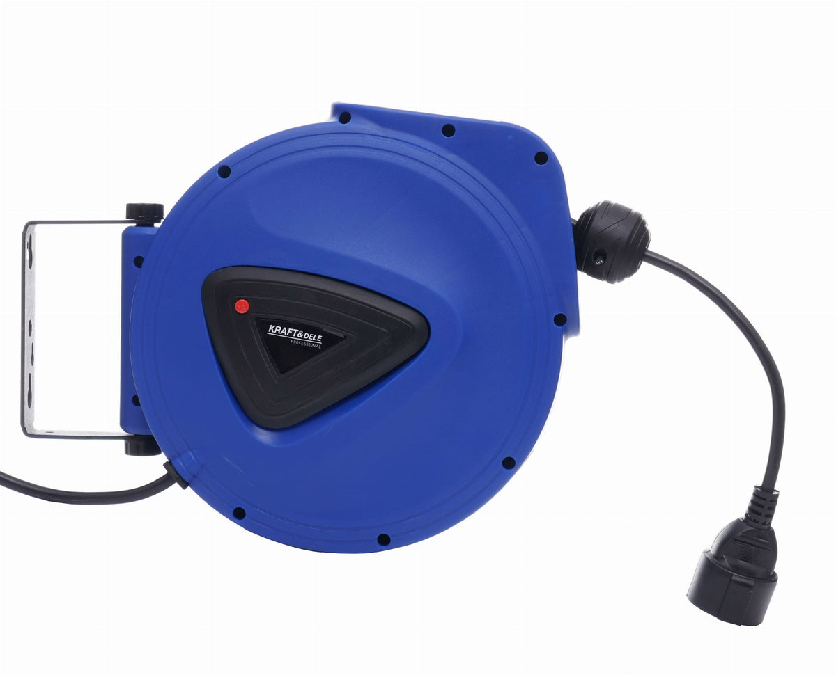 15 m automaatse tagasikerimisega elektrikaabli rull KD4028 – pilt 4