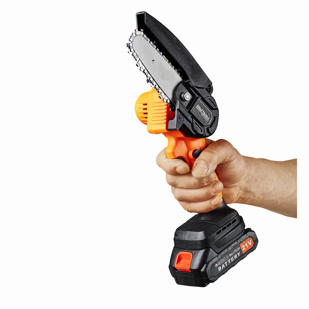 KRAFT&DELE juhtmevaba minikettsaag 4″ 21 V KD10627 – pilt 3