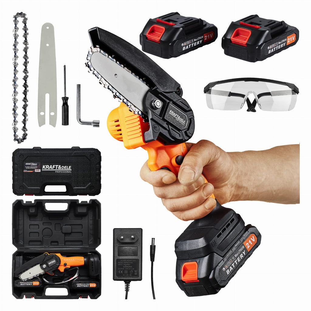 KRAFT&DELE juhtmevaba minikettsaag 4″ 21 V KD10627 – pilt 2