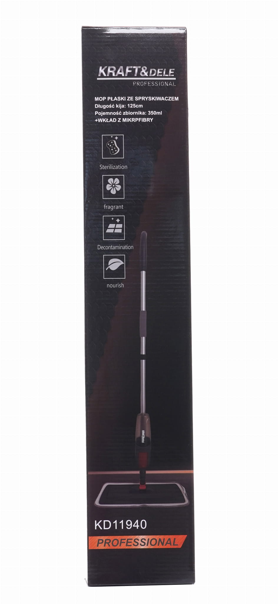 KRAFT&DELE pihustiga põrandamopp 350 ml KD11940 – pilt 10
