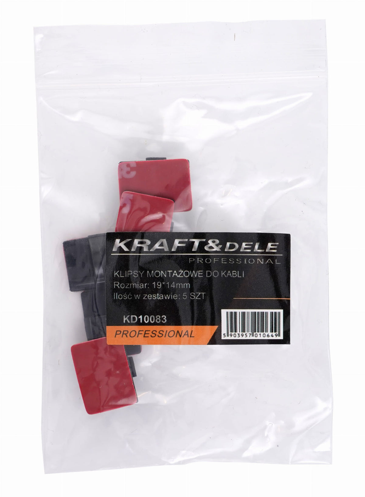 Isekleepuvad kaabliklambrid 5 tk KD10083 – pilt 7