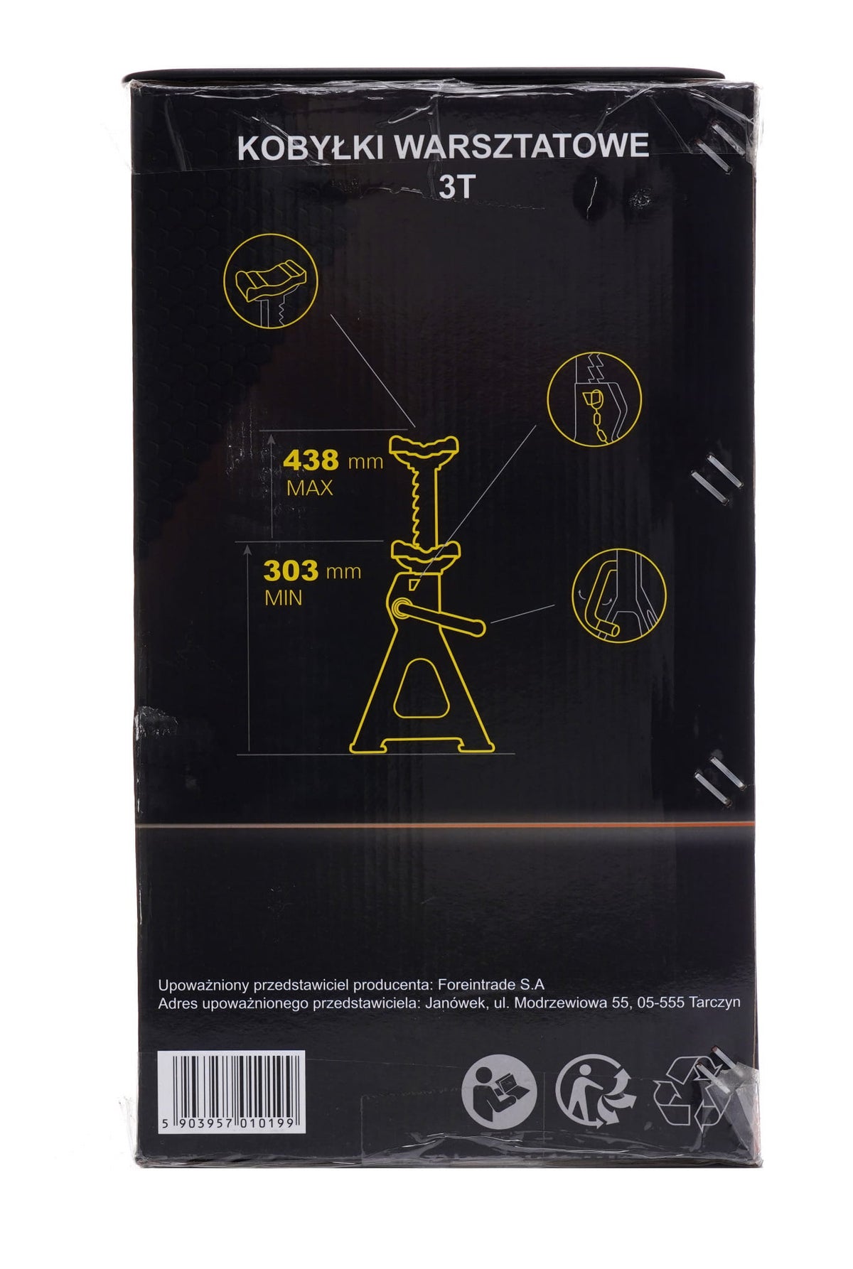 Autotugipukid 3 t 303–438 mm KD3183 – pilt 8
