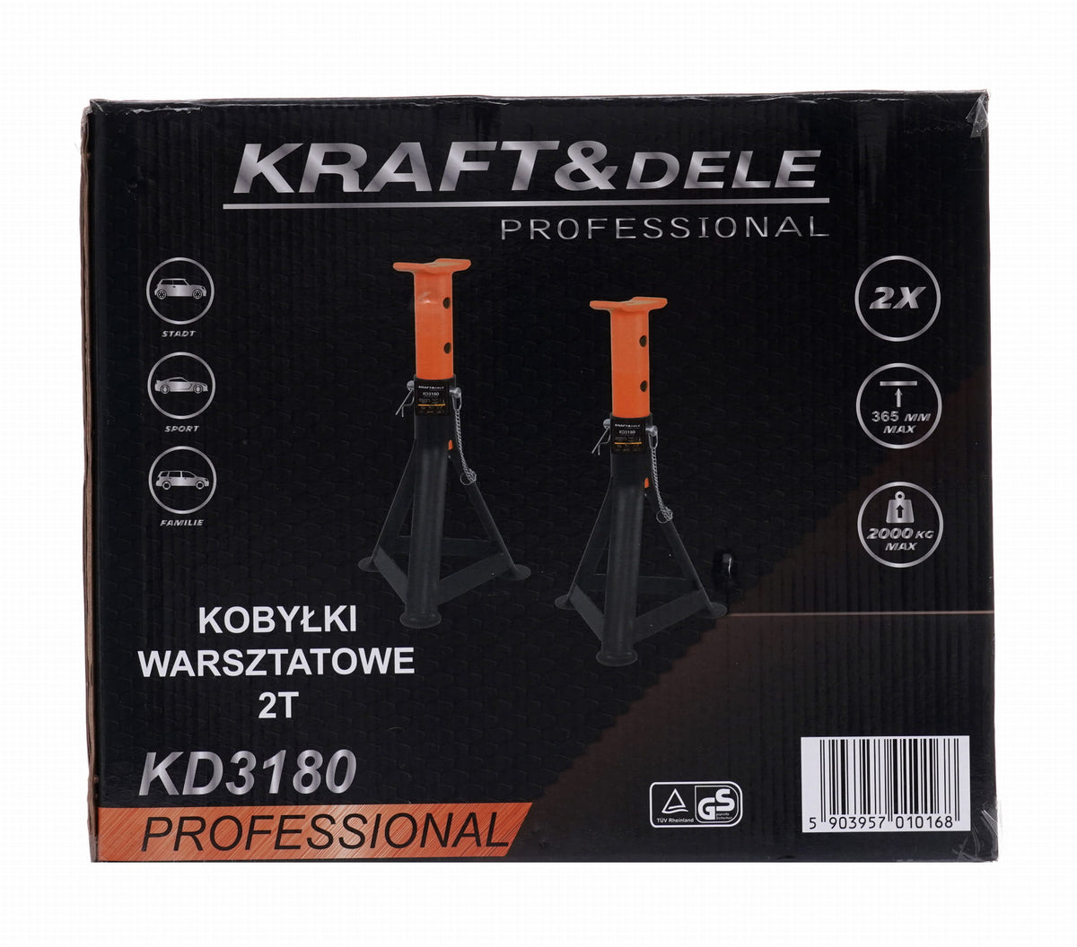 Autotungraua tugialused 2 t, 265–365 mm KD3180 – pilt 7