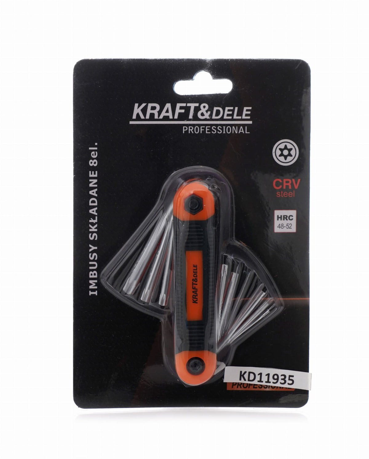 12 komplekti kokkupandavaid turva-Torx-võtmeid, 8 tk komplektis KD11935 – pilt 10
