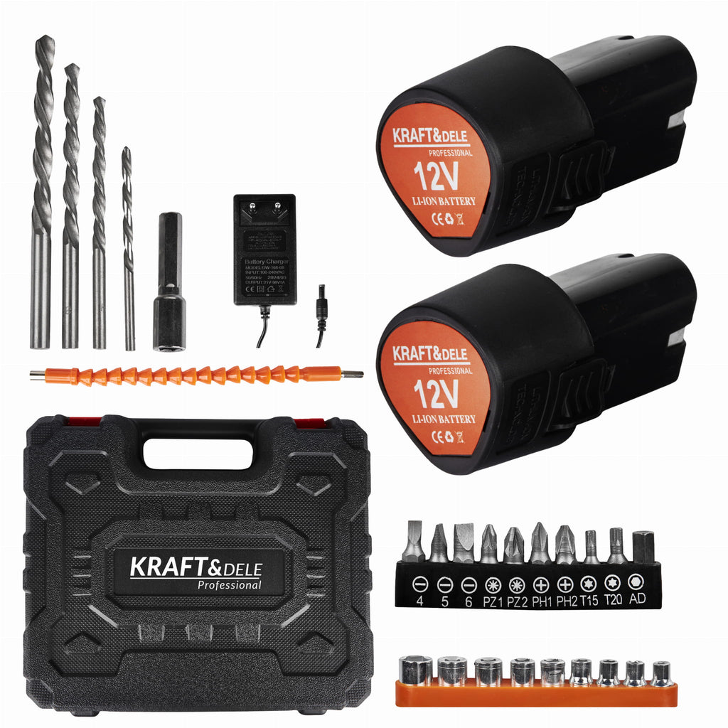 KRAFT&DELE akukruvikeeraja tarvikutega 1,5 Ah KD3085 – pilt 5