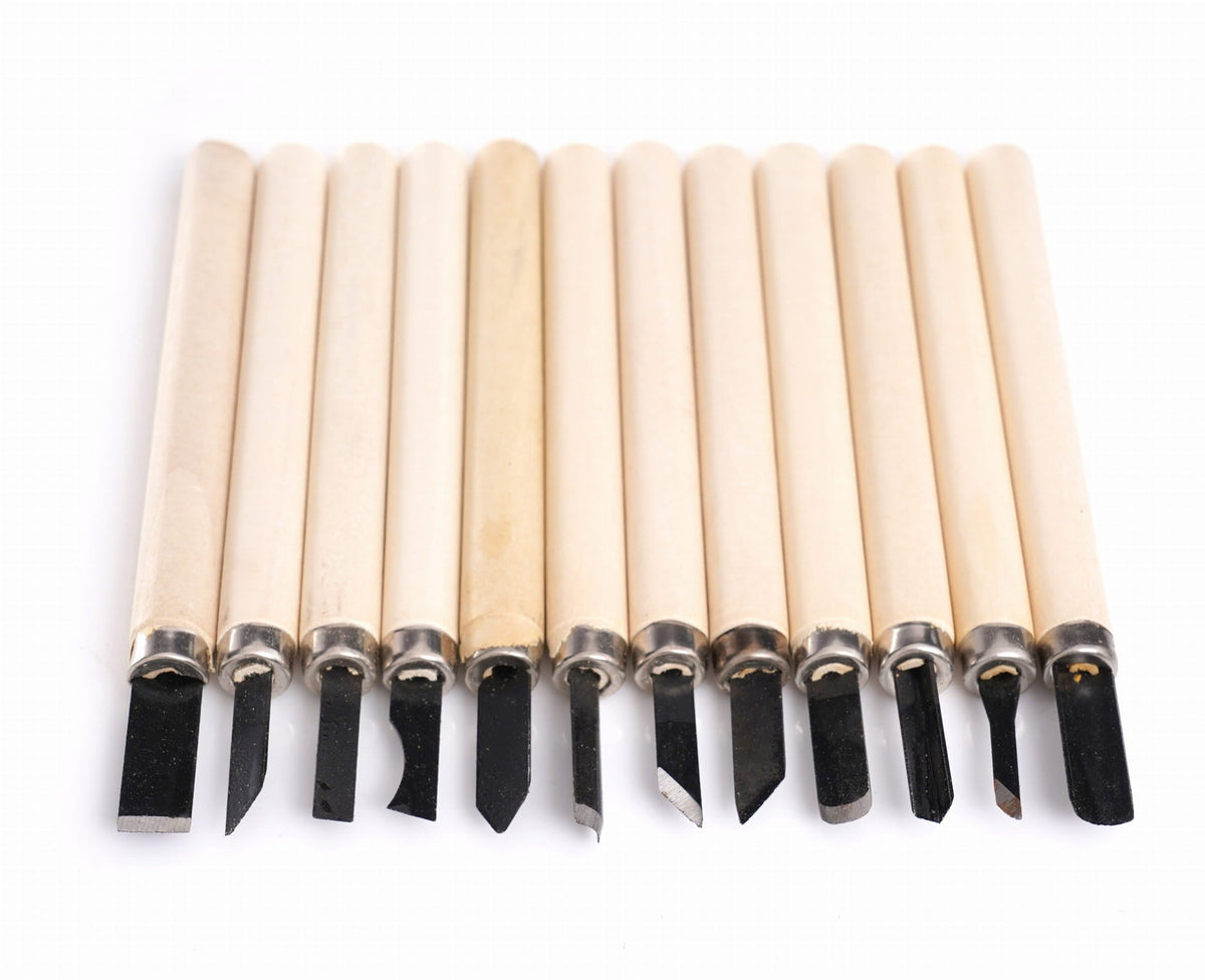 KRAFT&DELE puidunikerduspeitlite komplekt 12 tk KD11774 – pilt 4