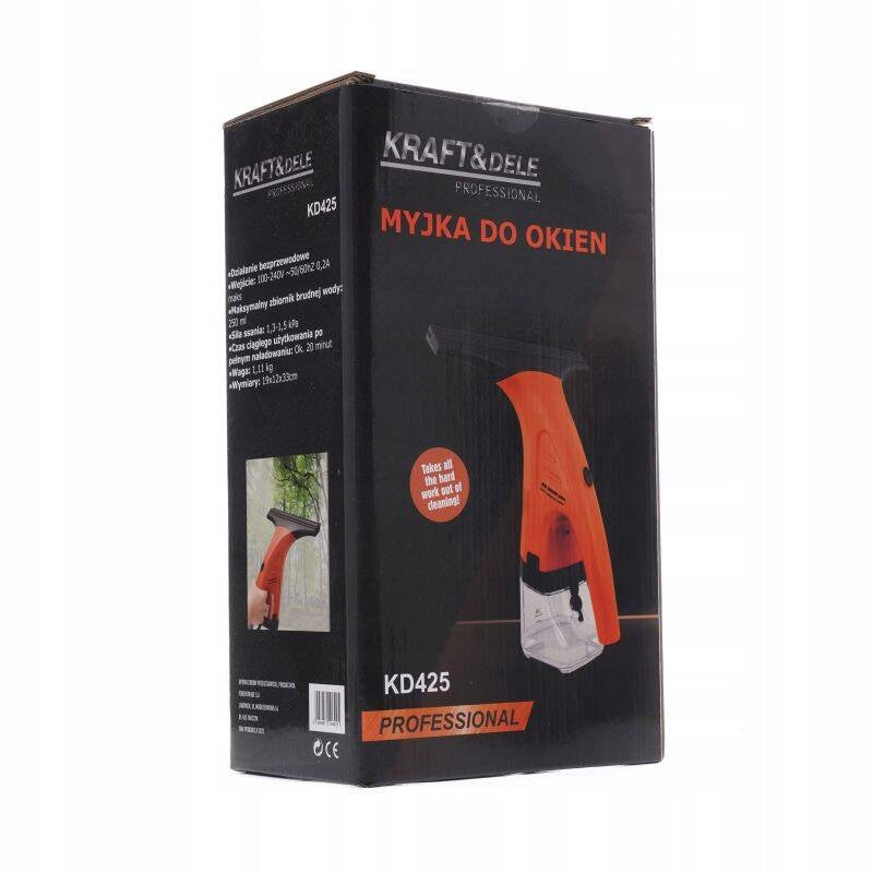 KRAFT&DELE Kvaliteetne akuga aknapesur KD425