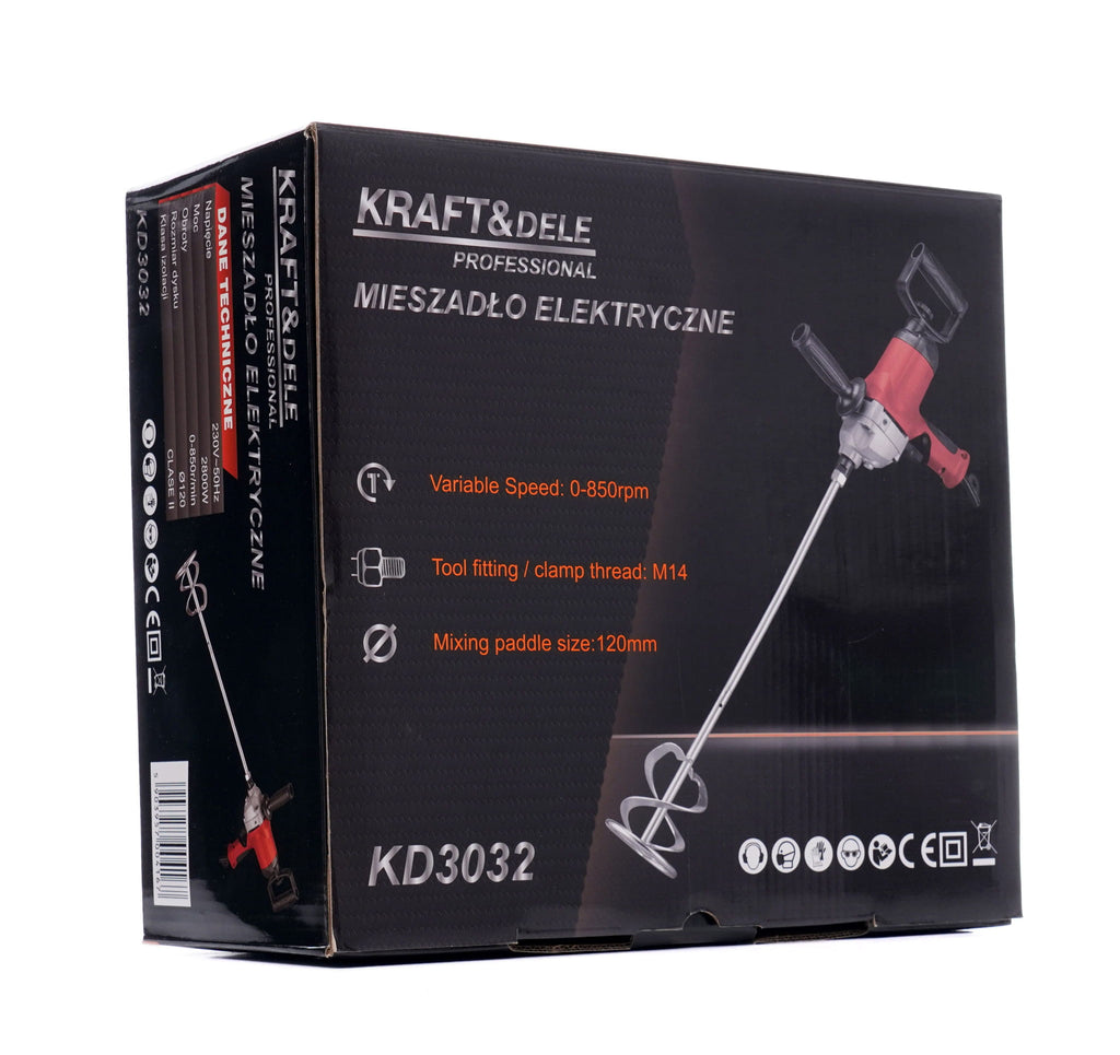 KRAFT&DELE Elektriline segumikser M14 120 mm 2800 W KD3032