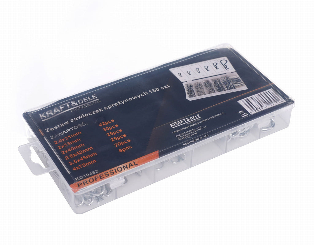 KRAFT&DELE Vedruhaagid 150 tk KD10482