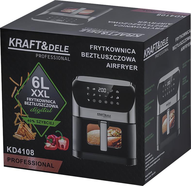 KRAFT&DELE Kuumaõhufritüür 6L KD4108