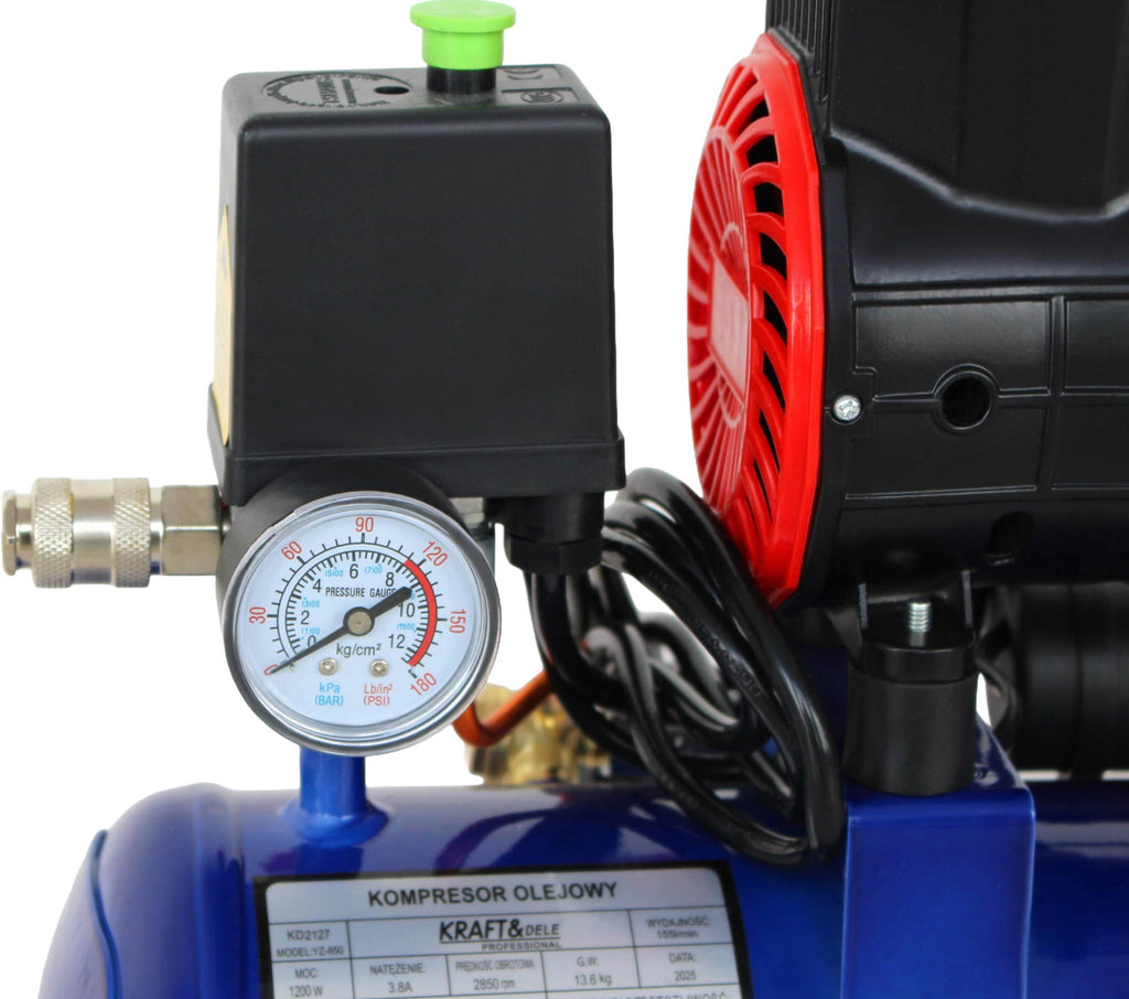 KRAFT&DELE Õlivaba kompressor 9L 230V 1200W KD4090