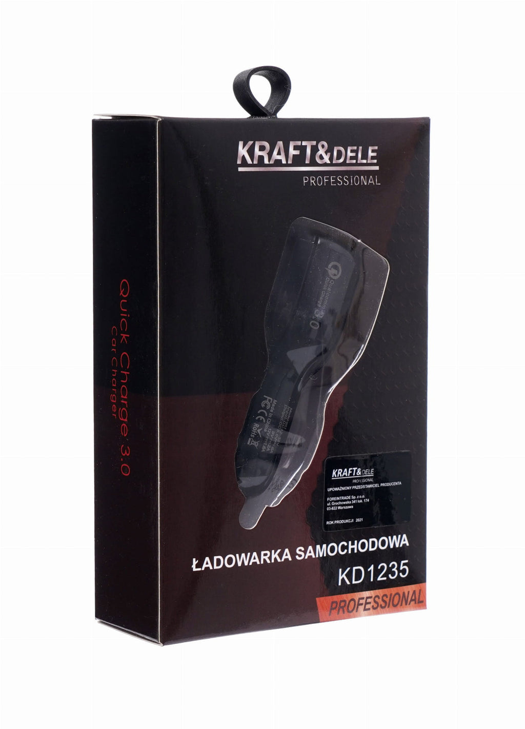 KRAFT&DELE Autolaadija QUICK CHARGE 2×USB KD1235