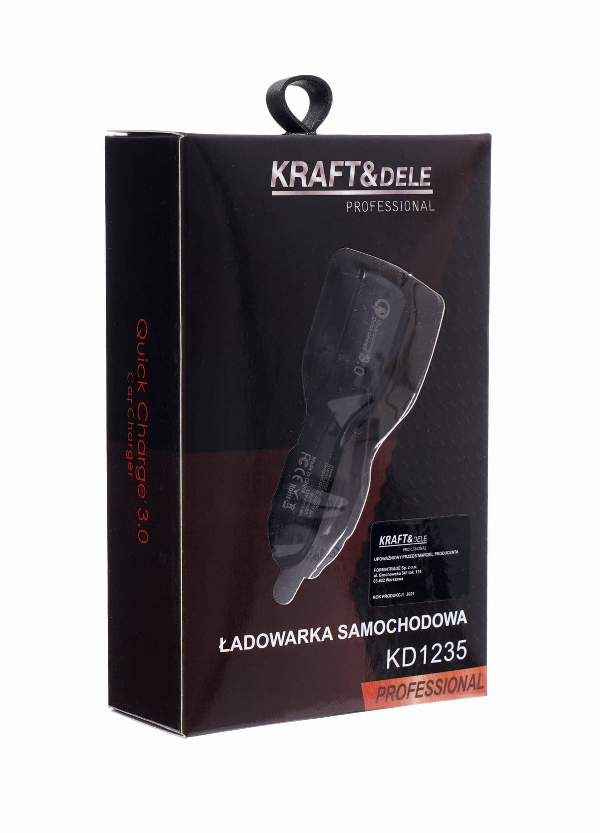 KRAFT&DELE Autolaadija QUICK CHARGE 2×USB KD1235