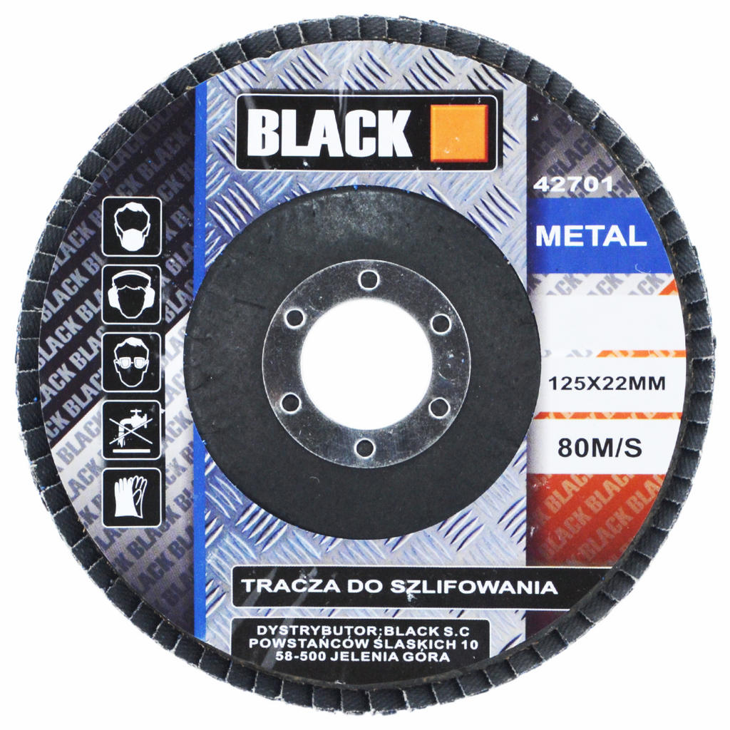 Metalli lamell-lihvketas 125 mm, teralisus 40, must 4270140 – pilt 5