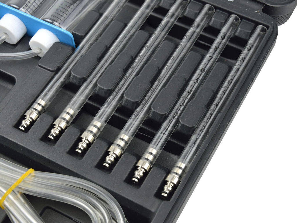 Vooluhulga mõõturi ja adapterite komplekt Common Rail diiselmootoritele, Black kohver – pilt 6