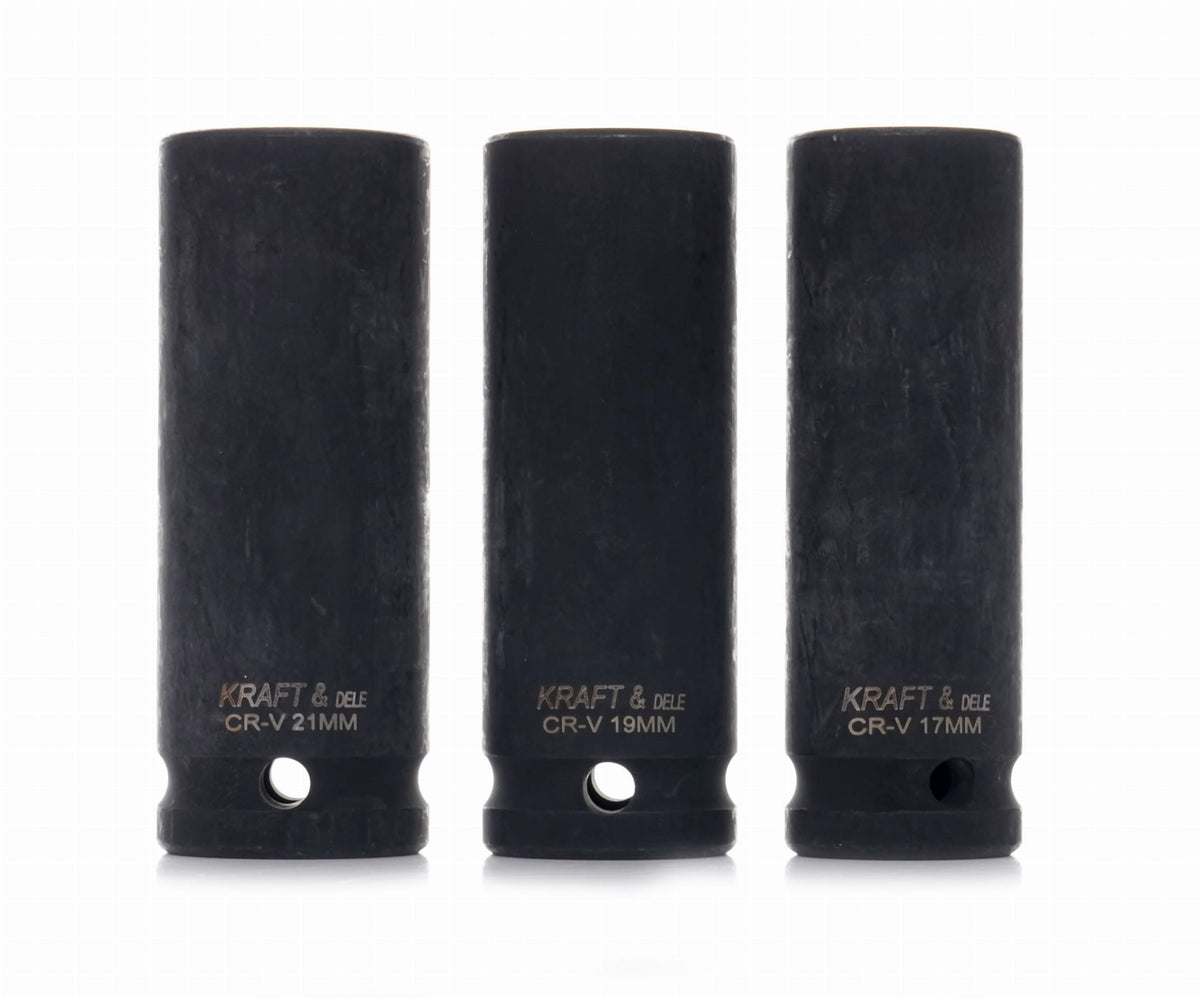 KRAFT&DELE löökpadrunite komplekt 1/2″ 17/19/21 mm 3 tk KD11750 – pilt 6