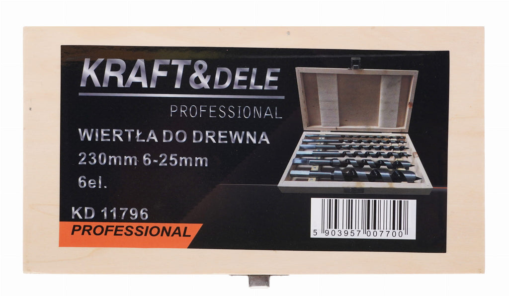 KRAFT&DELE puidupuuride komplekt 230 mm 6–25 mm KD11796 – pilt 10