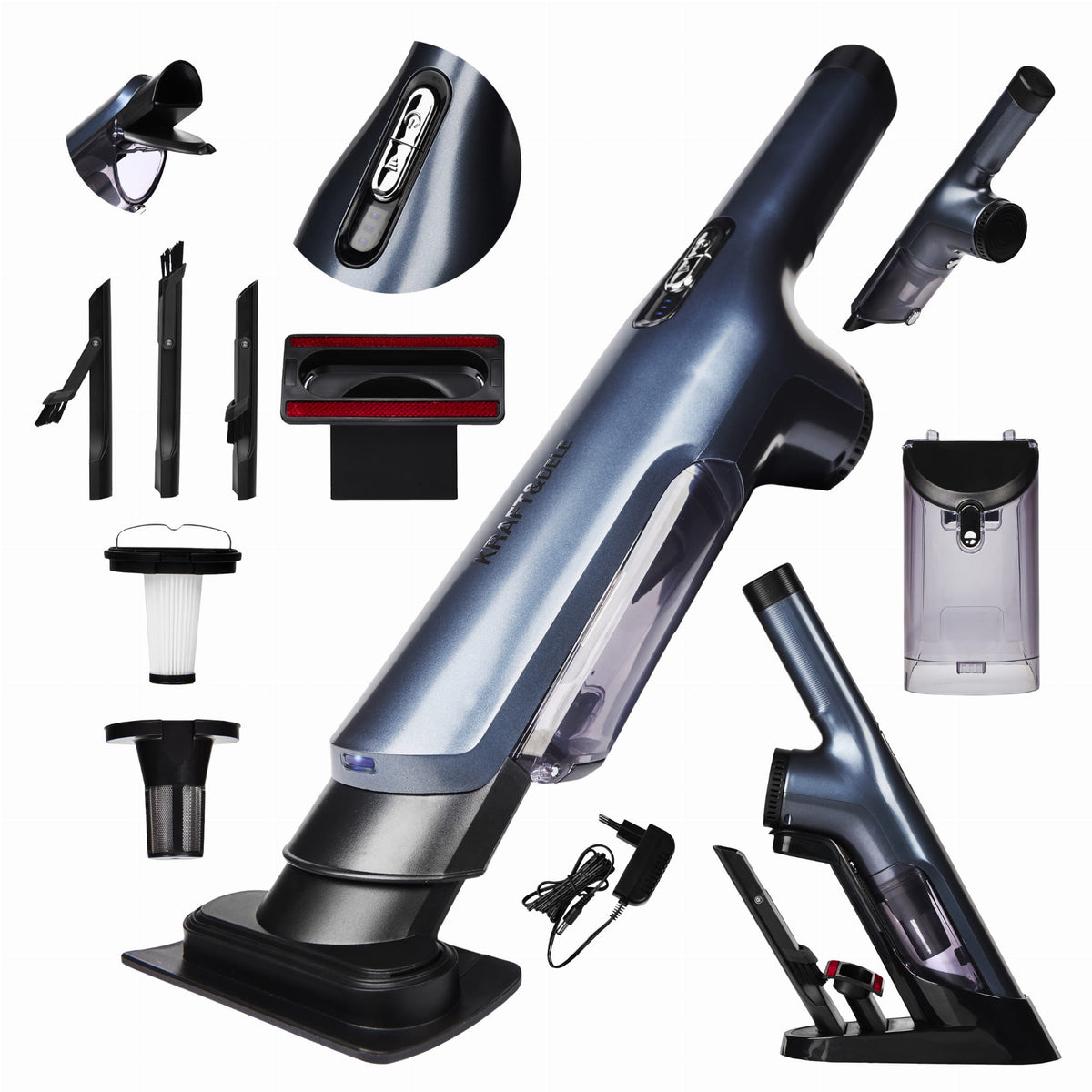Kraft&Dele juhtmevaba käsitolmuimeja 400 W 2500 mAh KD5159 – pilt 1