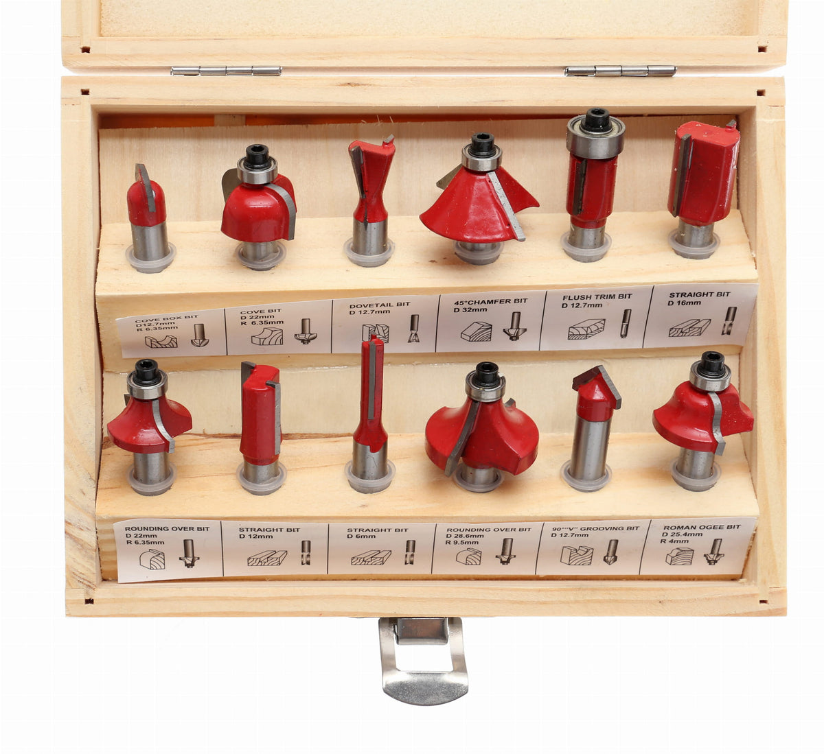Puidufreeside komplekt 12 tk KD10282 – pilt 9