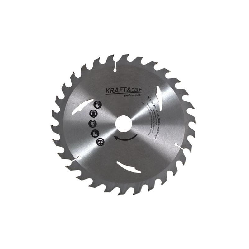 KRAFT&DELE volframkarbiidhammastega puidusaeketas 180 × 32 mm 60T KD931 – pilt 1