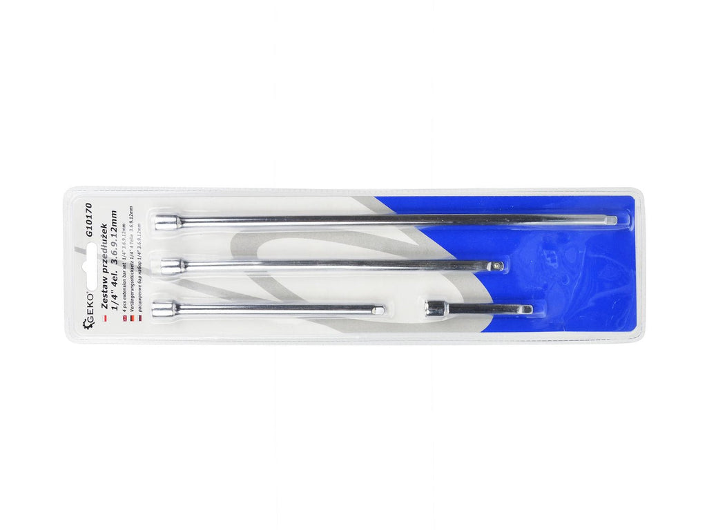 GEKO Profi 1/4" pikendusvarraste komplekt, 4 tk – pilt 1