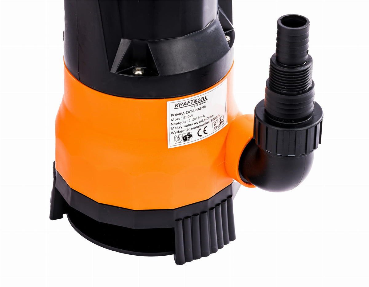 Kraft&Dele puhta ja musta vee sukelpump 1450 W KD738 – pilt 3