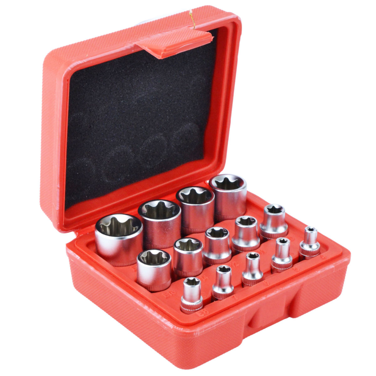 14-osaline E-Torx padrunite komplekt E4–E24 30335 – pilt 2