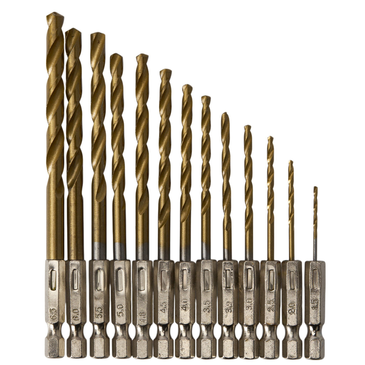 KRAFT&DELE titaannitriidkattega HSS-puuride komplekt 13 tk KD982 – pilt 1