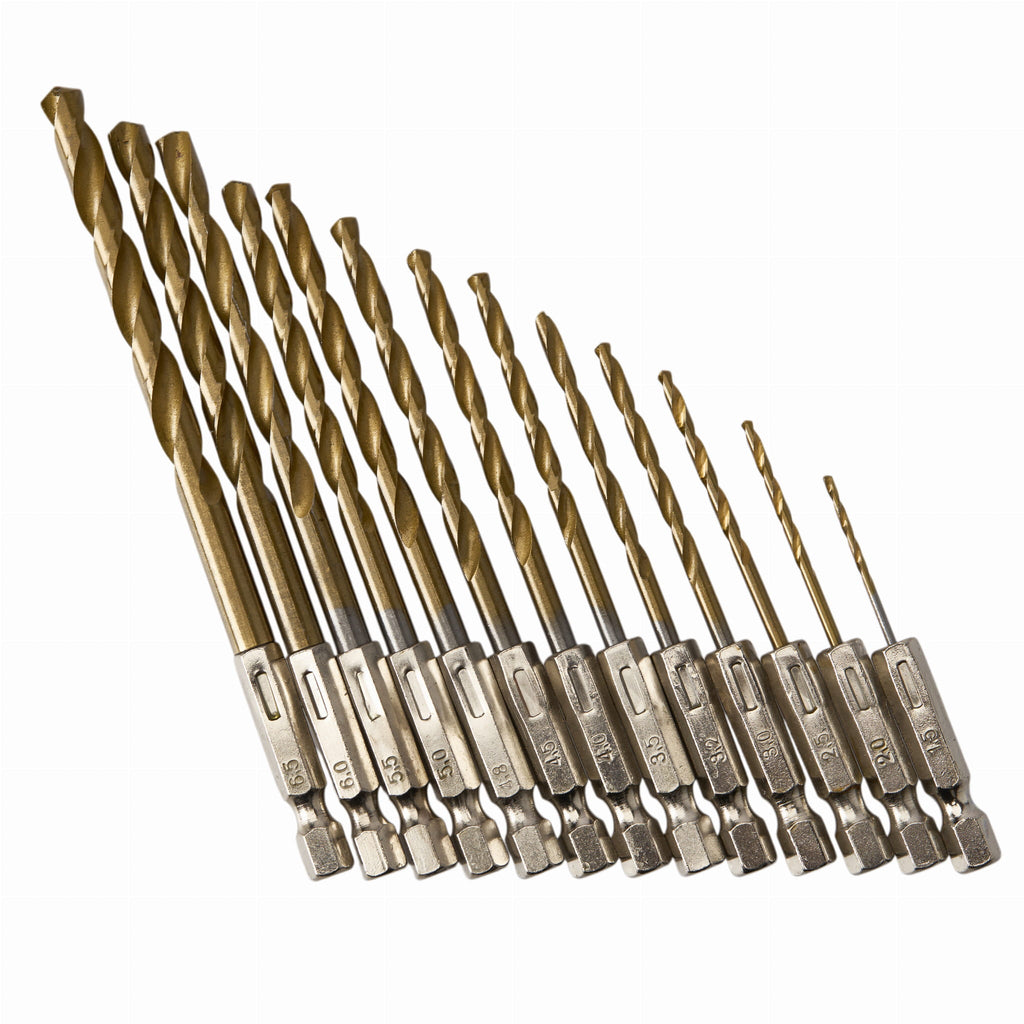 KRAFT&DELE titaannitriidkattega HSS-puuride komplekt 13 tk KD982 – pilt 2