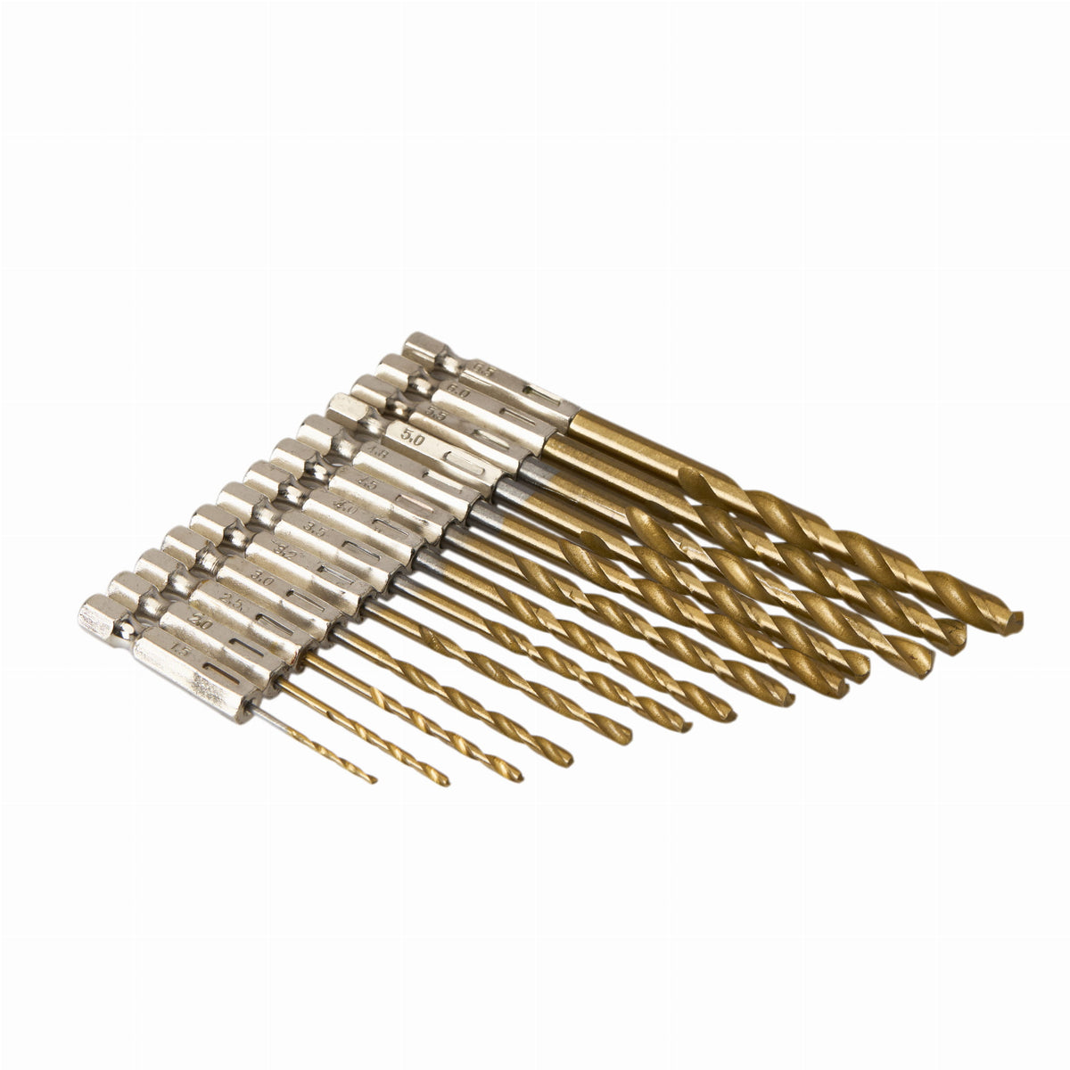 KRAFT&DELE titaannitriidkattega HSS-puuride komplekt 13 tk KD982 – pilt 9