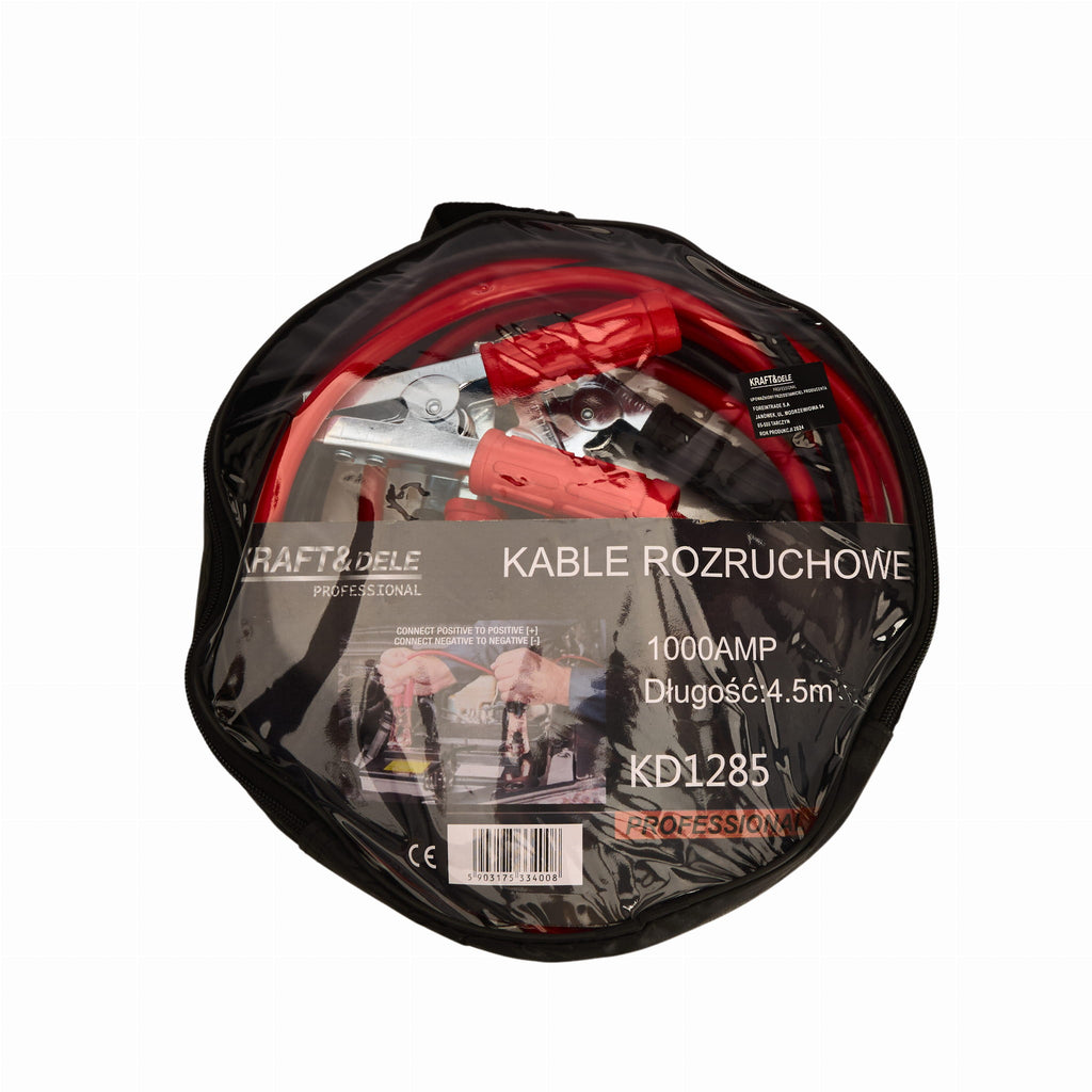 KRAFT&DELE käivituskaablid 1000 A 4,5 m KD1285 – pilt 2