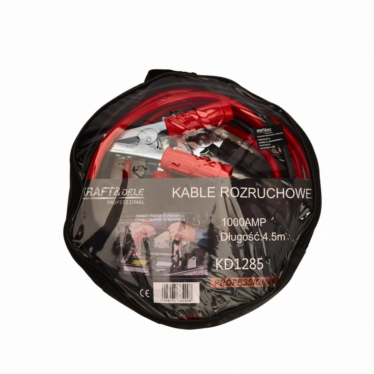 KRAFT&DELE käivituskaablid 1000 A 4,5 m KD1285 – pilt 2