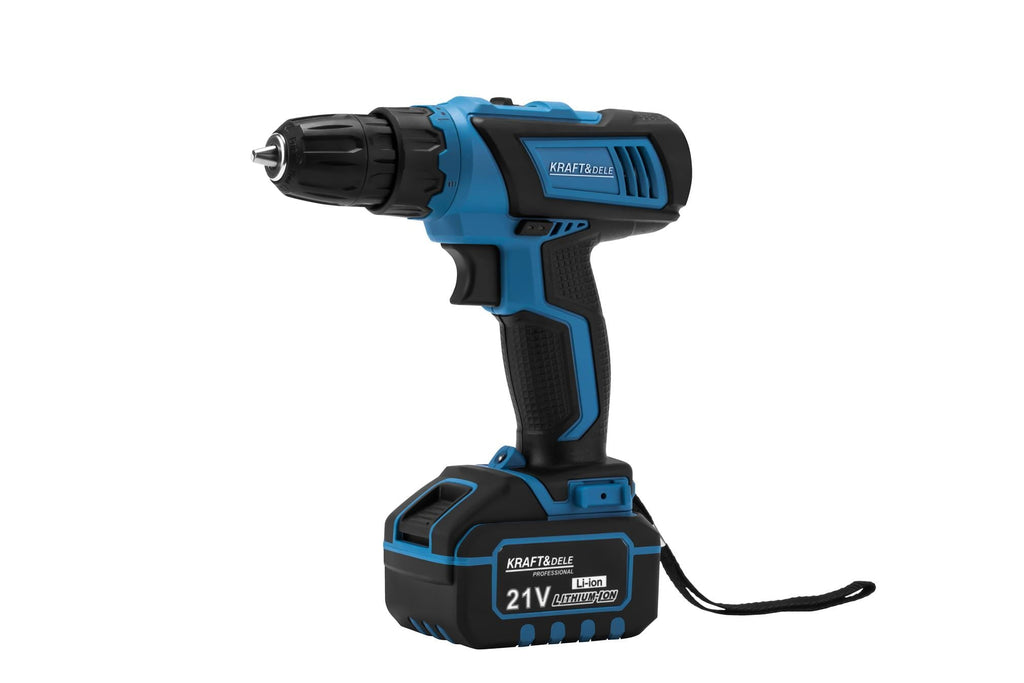 KRAFT&DELE 21 V 2 Ah akutrell-kruvikeeraja komplekt koos tarvikutega KD3355 – pilt 10