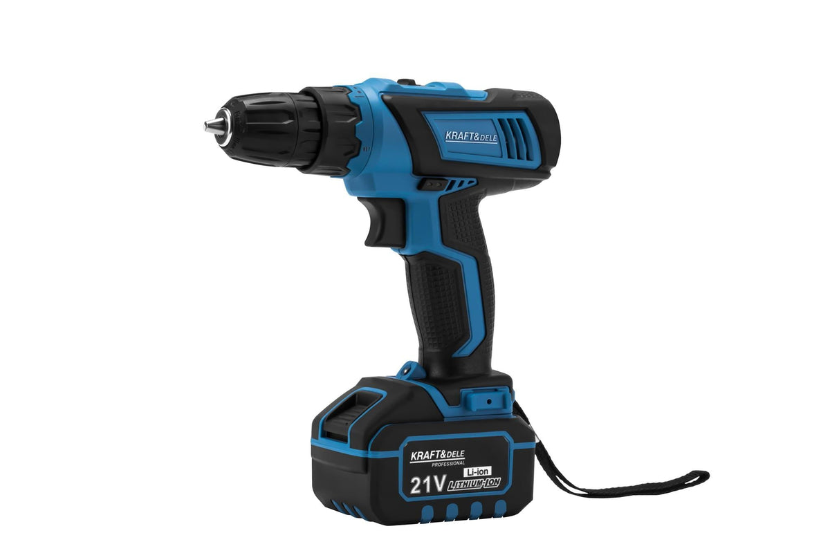 KRAFT&DELE 21 V 2 Ah akutrell-kruvikeeraja komplekt koos tarvikutega KD3355 – pilt 10