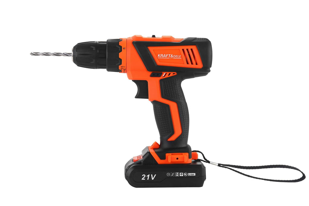 21V 2Ah puur-kruvikeeraja komplekt + tarvikud KD3356 – pilt 5