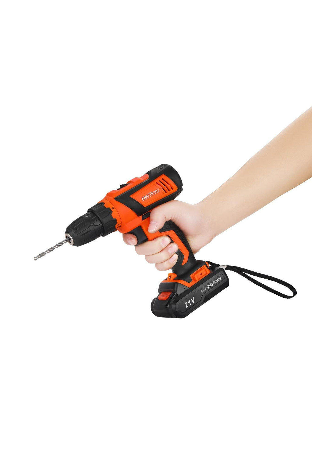 21V 2Ah puur-kruvikeeraja komplekt + tarvikud KD3356 – pilt 10