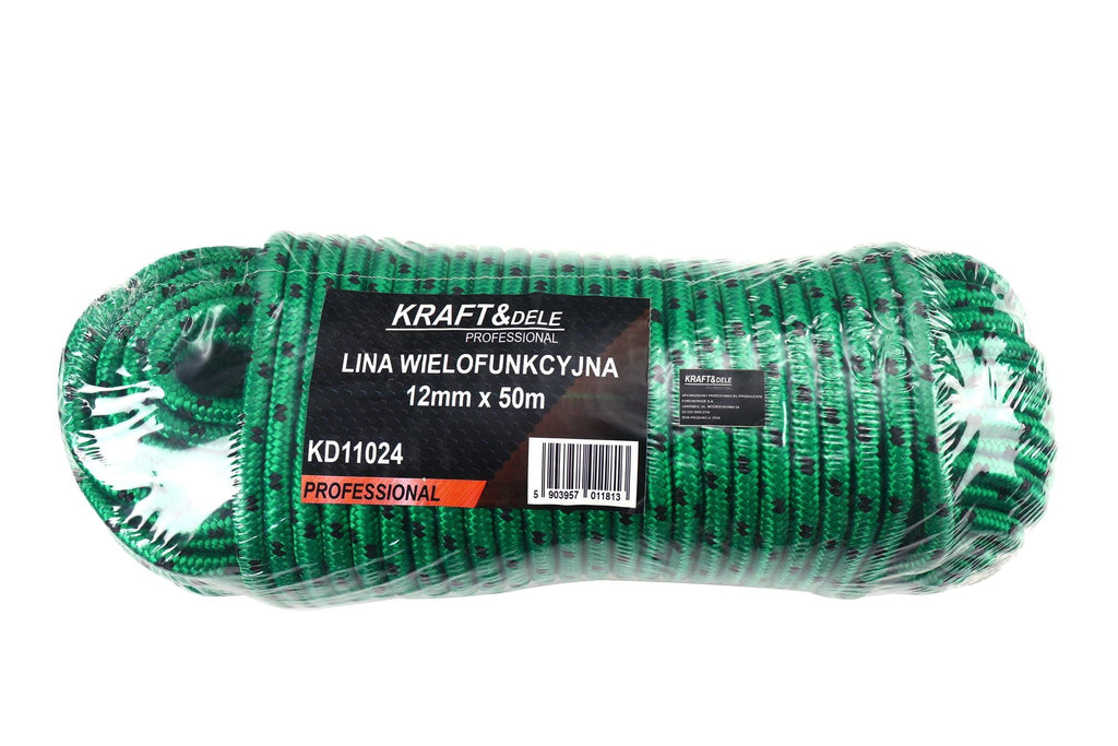 KRAFT&DELE punutud multifunktsionaalne köis 12 mm × 50 m KD11024 – pilt 8