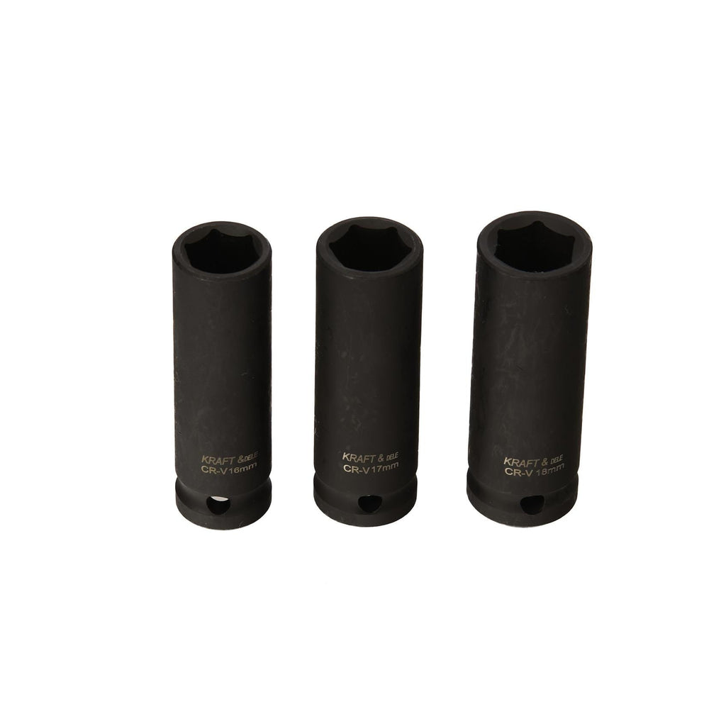 KRAFT&DELE 1/2-tolline löökpadrunite komplekt 10–32 mm, 16 tk KD11749 – pilt 5