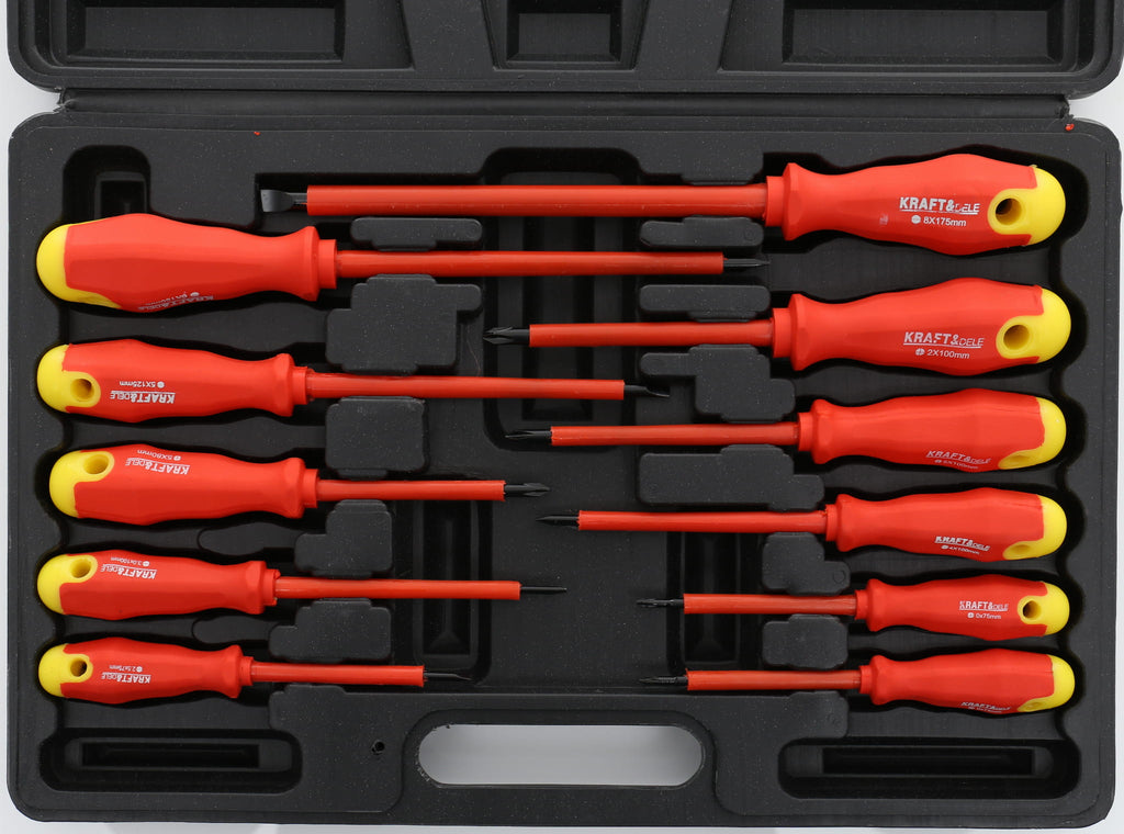 KRAFT&DELE Isolatsiooniga kruvikeerajate komplekt 11-osaline KD10333