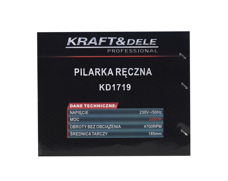 KRAFT&DELE Kvaliteetne ketassaag laseriga 2850W KD1719