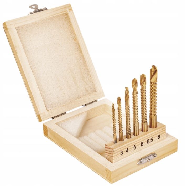 KRAFT&DELE Freesiterade komplekt 3–8 mm KD997