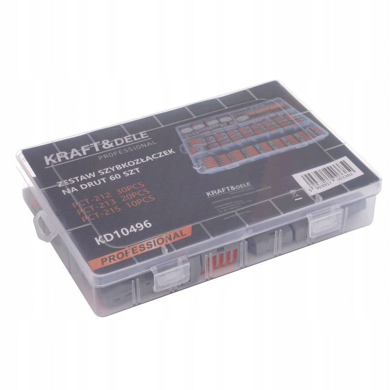 KRAFT&DELE 60-osaline elektriliste kiirühenduste komplekt KD10496