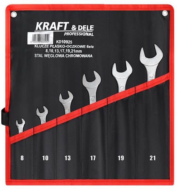 KRAFT&DELE Kvaliteetne 6-osaline lehtsilmusvõtmete komplekt KD10925