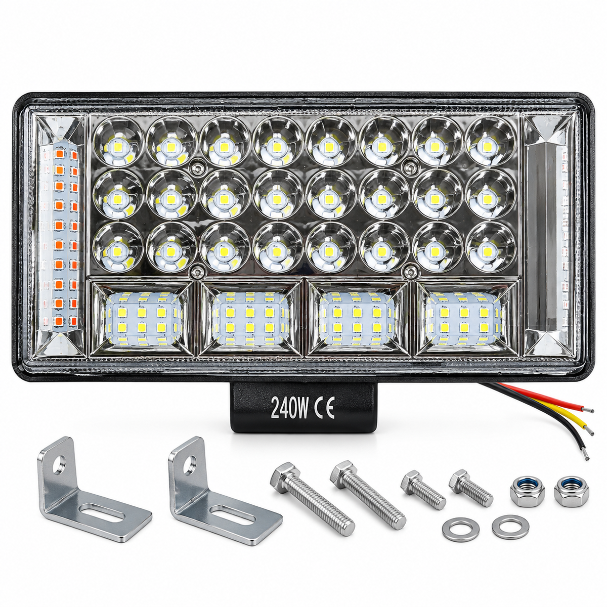 240 W LED-töövalgusti 12V–80V sõidukitele ja masinatele N1360 – pilt 1