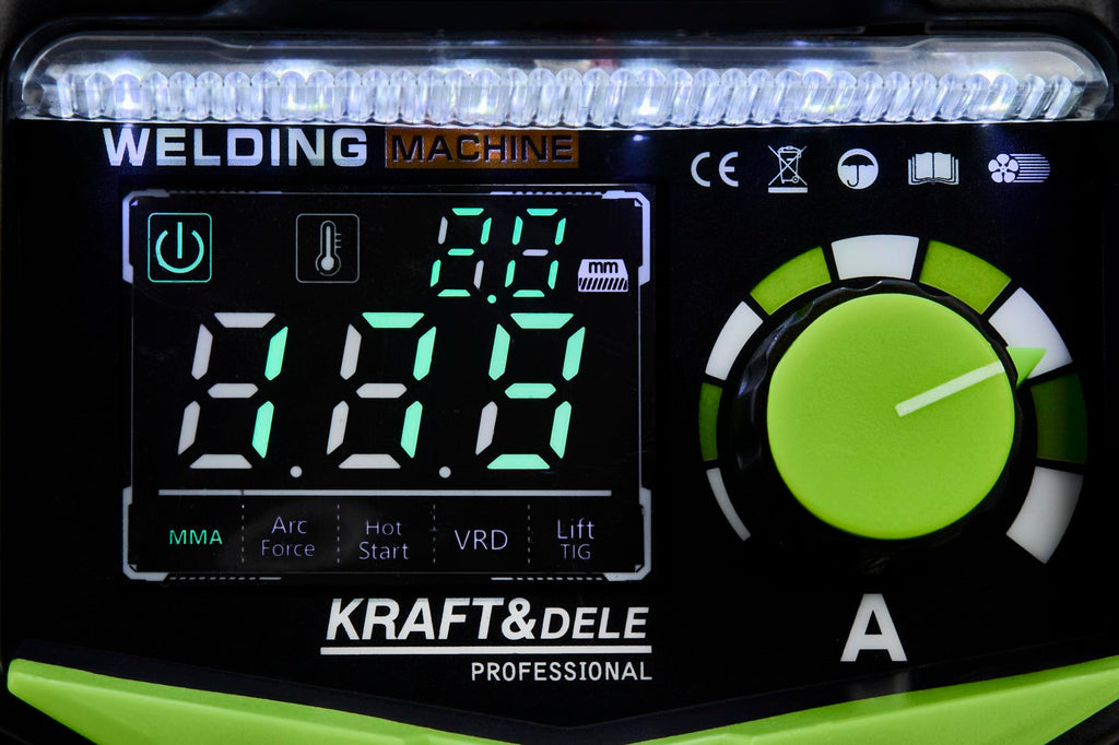 KRAFT&DELE inverterkeevitusaparaat 330 A MMA TIG Lift VRD KD1784 – pilt 8