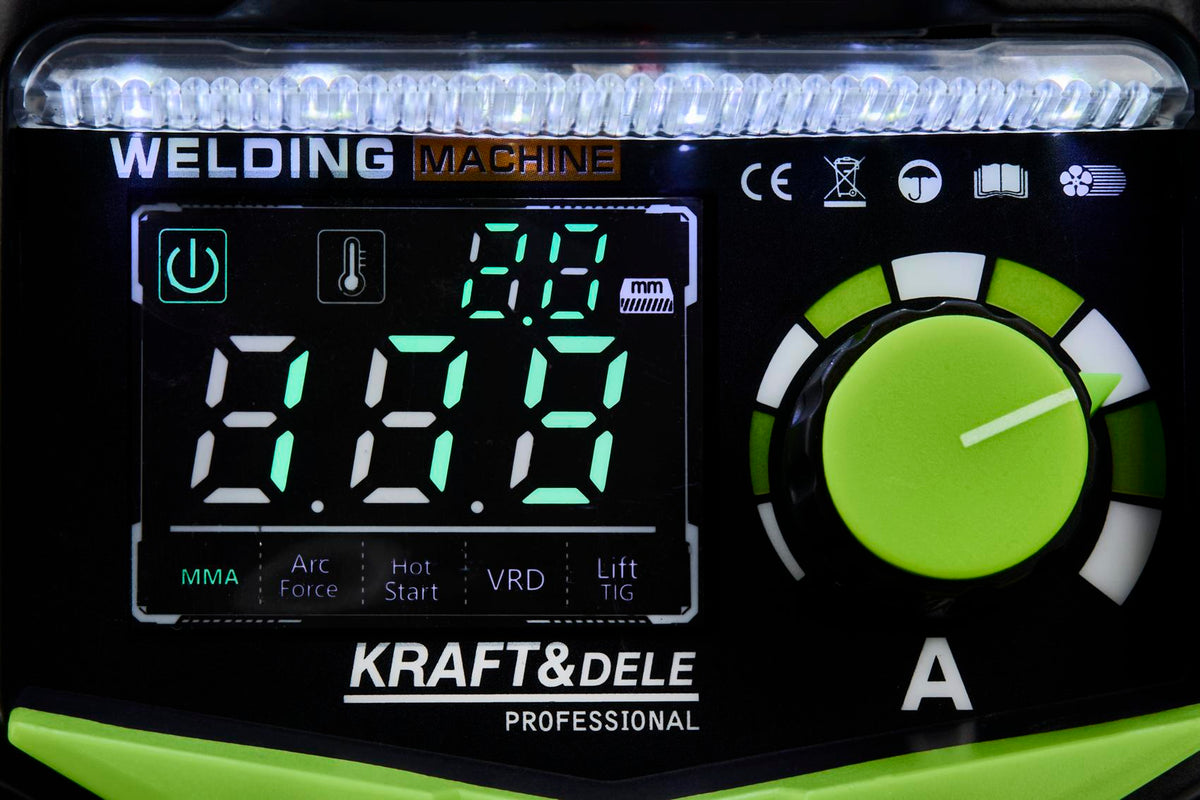 KRAFT&DELE inverterkeevitusaparaat 330 A MMA TIG Lift VRD KD1784 – pilt 8