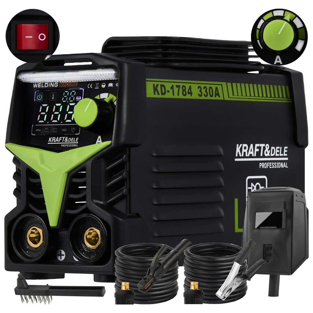 KRAFT&DELE inverterkeevitusaparaat 330 A MMA TIG Lift VRD KD1784 – pilt 2
